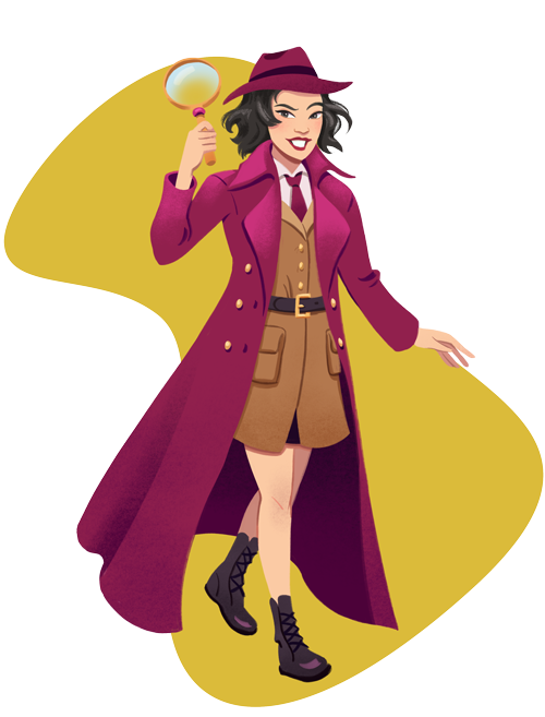 Illustration of Detective Dime