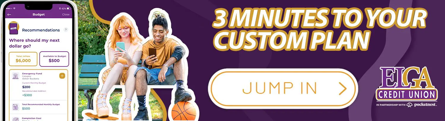 3 minutes to your custom plan. Jump in!