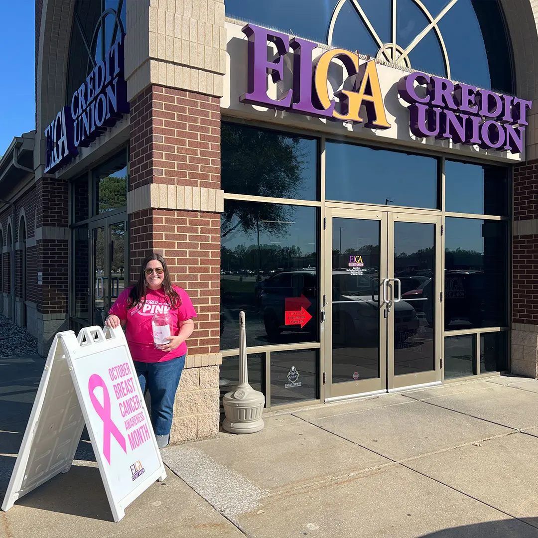 Breast Cancer Awareness event at the Burton Branch