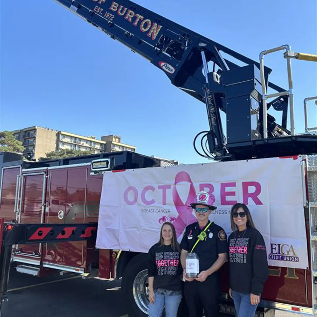 Breast Cancer Awareness event at the Burton Branch