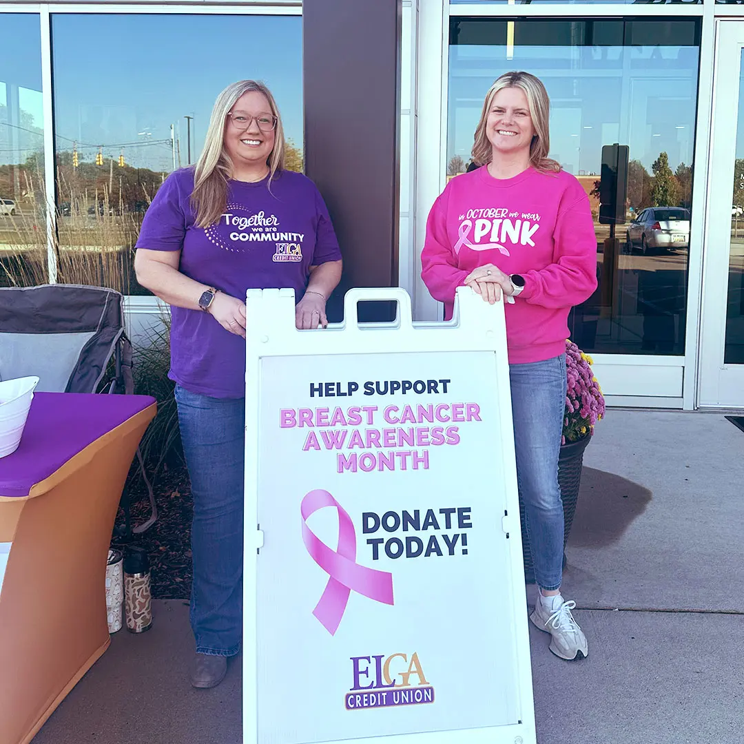 Breast Cancer Awareness event at the Burton Branch