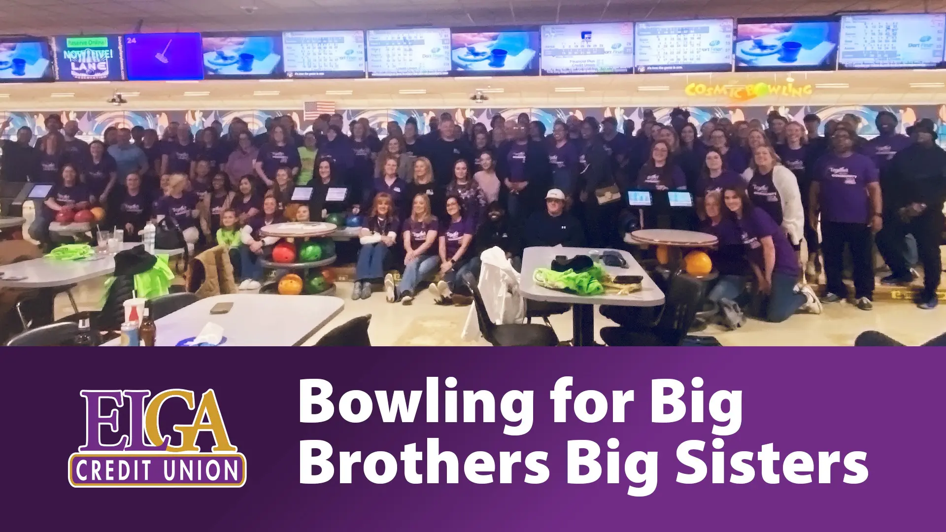 Elga Credit Union Bowling for Big Brothers Big Sisters